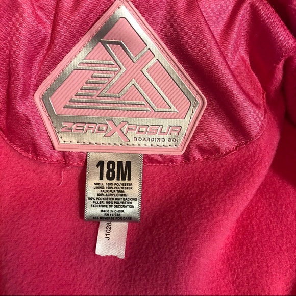 Adorable Baby Girl's ZeroXposure Winter Coat 18M - Picture 9 of 13